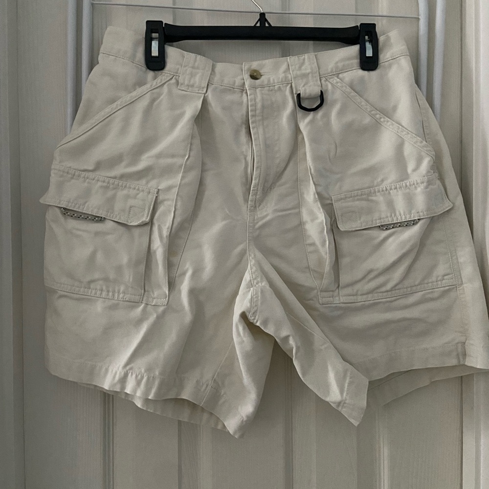 Columbia Men's Cargo Shorts - Cream